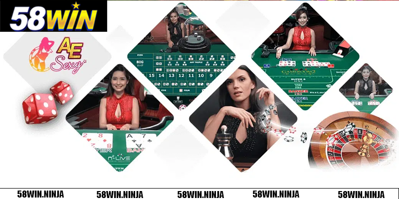 Sảnh Sexy Casino 58WIN – Trải Nghiệm Casino Live Đỉnh Cao